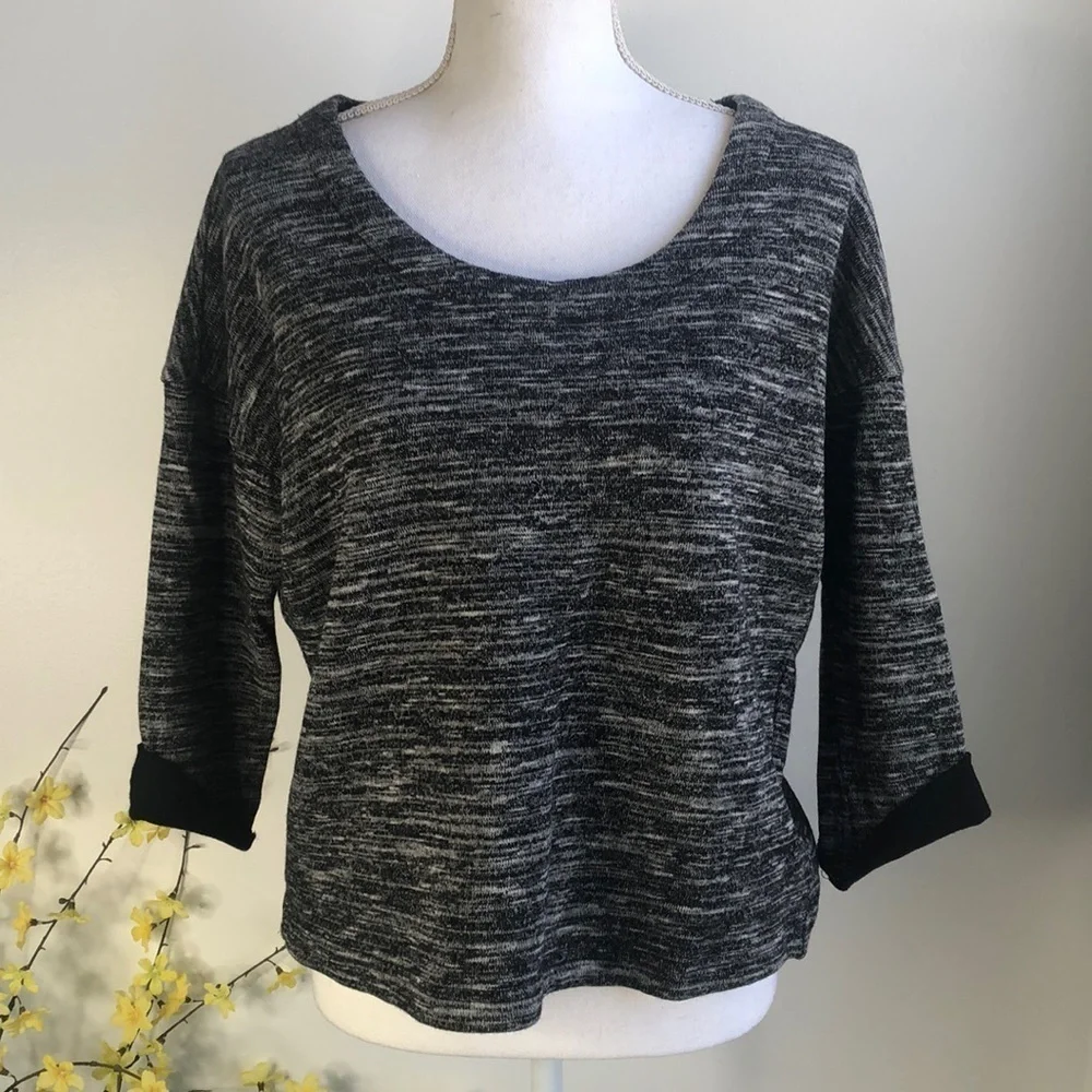 J Crew cropped wool blend sweater